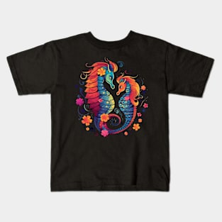 Seahorse Mothers Day Kids T-Shirt